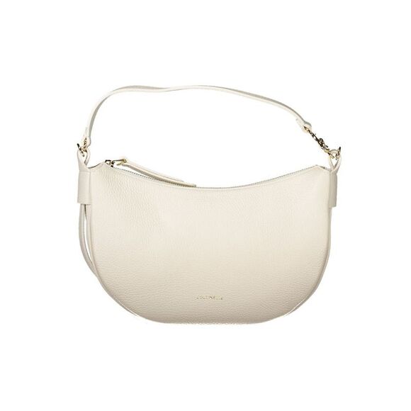 Coccinelle Emy Shoulder Bag Leather Women White Handbags